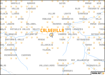 map of Caldevilla