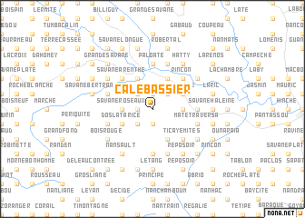 map of Calebassier