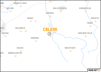 map of Călene