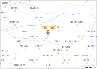 map of Çalgan