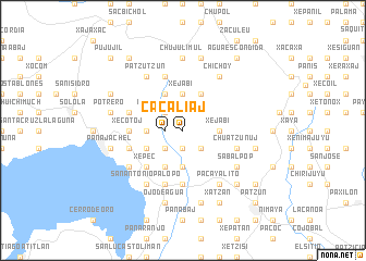 map of Caliaj