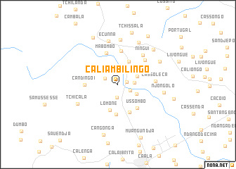 map of Cália Mbilingo