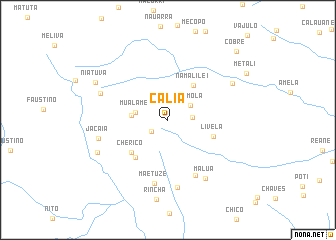 map of Calia