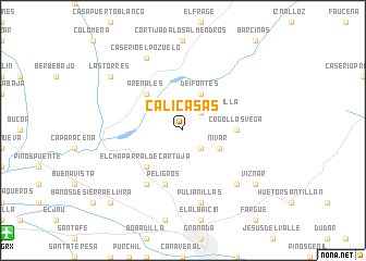 map of Calicasas