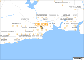 map of Caliças