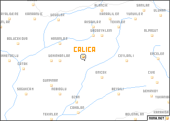 map of Çalıca