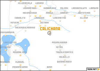 map of Calichana