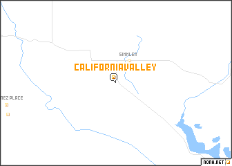 map of California Valley