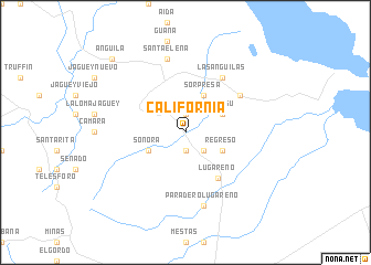 map of California