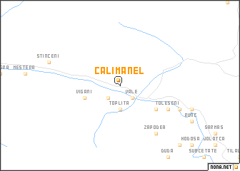 map of Călimănel