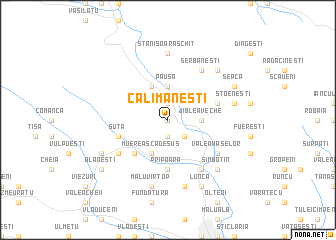 map of Călimăneşti