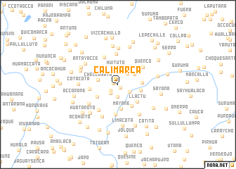 map of Calimarca