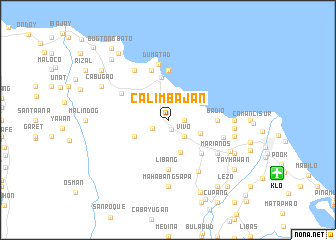 map of Calimbajan