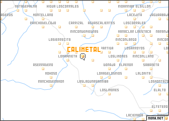 map of Calimetal