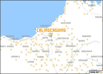 map of Calingcaguing
