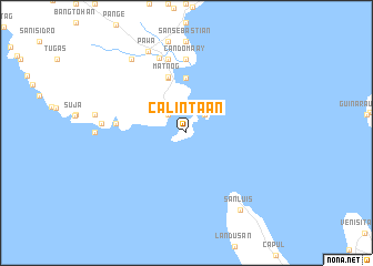 map of Calintaan