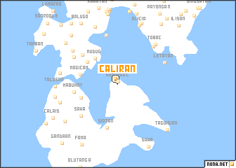 map of Caliran
