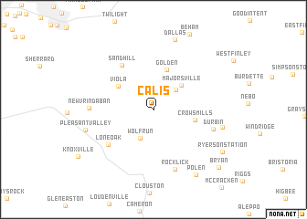 map of Calis
