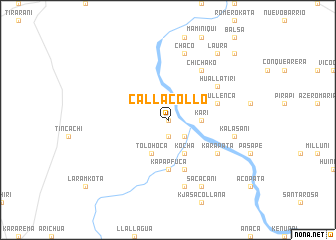 map of Callacollo