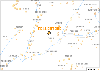 map of Callantama