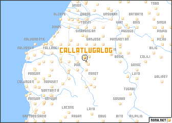 map of Callat-Lugalog