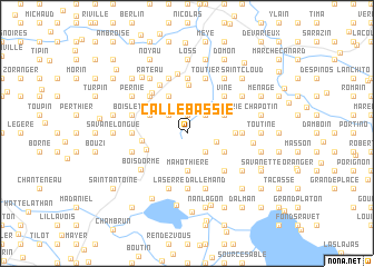 map of Callebassie