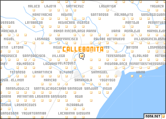 map of Calle Bonita