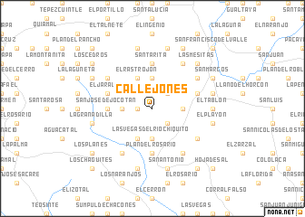 map of Callejones