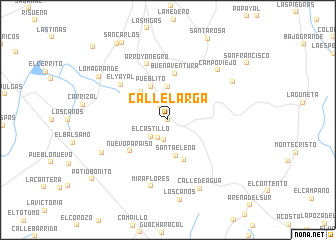 map of Calle Larga