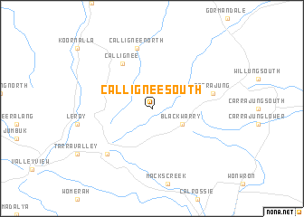 map of Callignee South