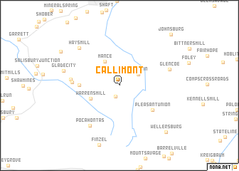 map of Callimont