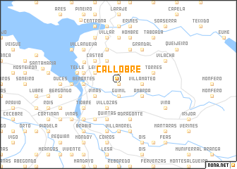 map of Callobre