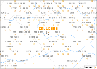 map of Callobre