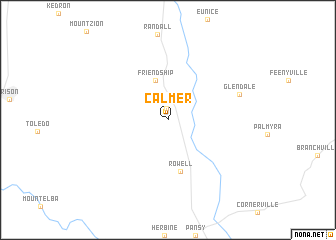 map of Calmer