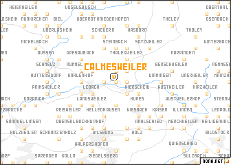 map of Calmesweiler