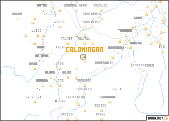 map of Calomingan