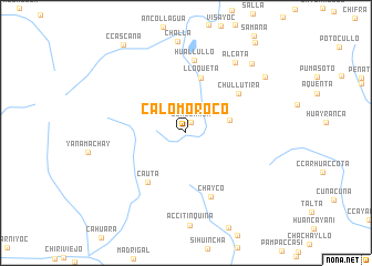 map of Calomoroco