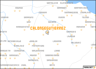 map of Calonge Gutiérrez