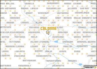 map of Calonne