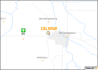 map of Calspur