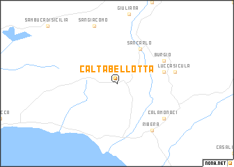 map of Caltabellotta