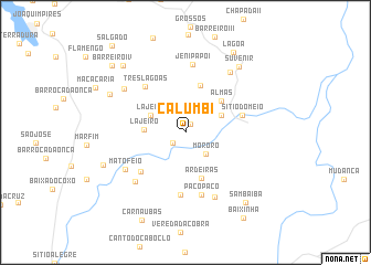 map of Calumbi