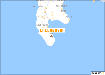 map of Calumbuyan