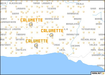 map of Calumette