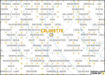 map of Calumette