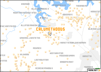 map of Calumet Woods