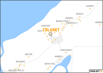 map of Calumet