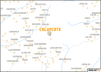 map of Caluncate