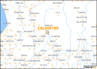 map of Calunetan