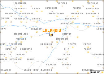 map of Calvario